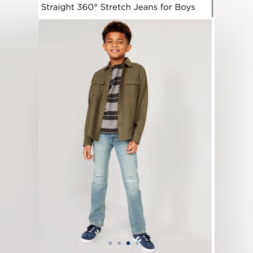 Straight 360° Stretch Jeans for Boys 16x29